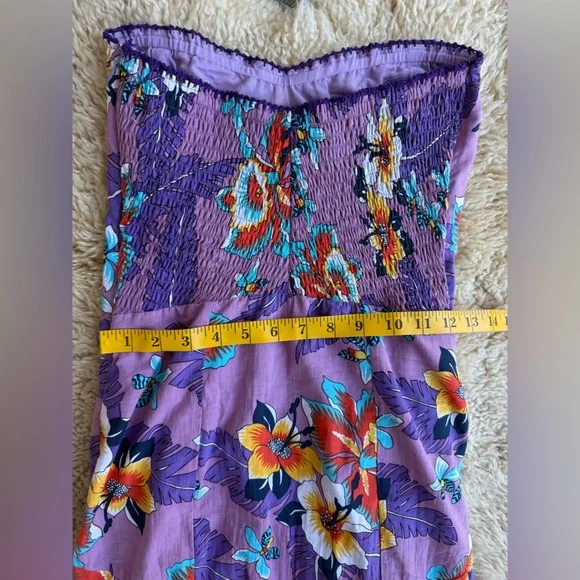 Chasing Unicorn Strapless hi-low dress - Picture 7 of 12